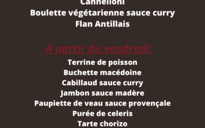 Cette semaine la Robinerie vous propose: